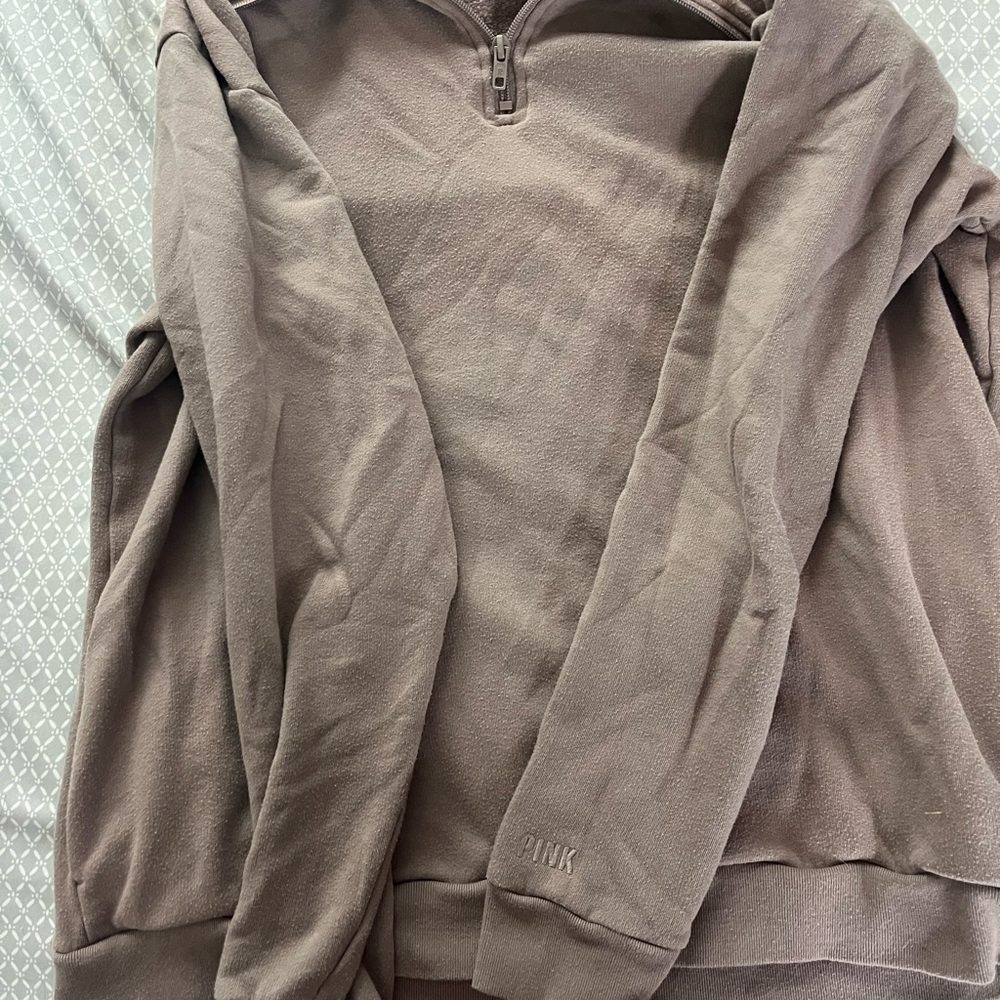 PINK Victoria's Secret Pink Zip Up Sweater